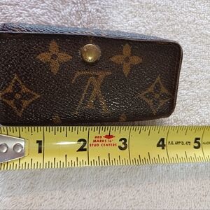 Louis Vuitton Brown Damier Leather Key Holder 🔑 GUD